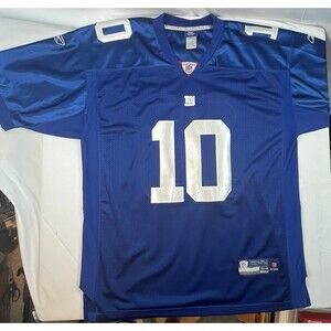 N.Y. Giants Eli Manning #10 Reebok OnField Jersey / NFL Players / Size 56